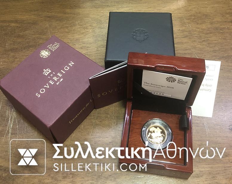 GR. BRITAIN Sovereign 2018 Proof